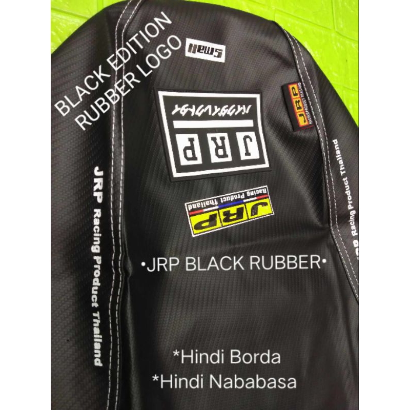 Jrp Seat Cover Rubber Logo Black Oreo Shopee Philippines