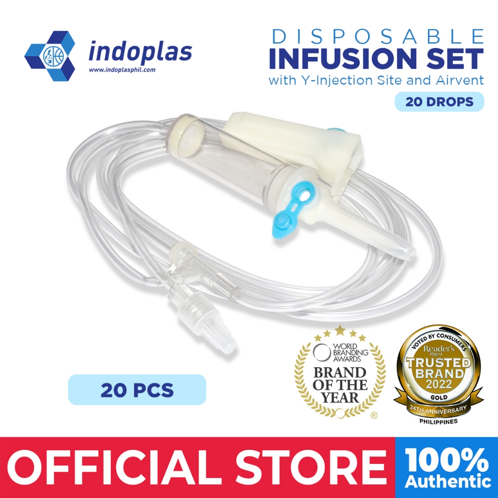 Indoplas Infusion Set Macroset Drops Pieces Shopee Philippines