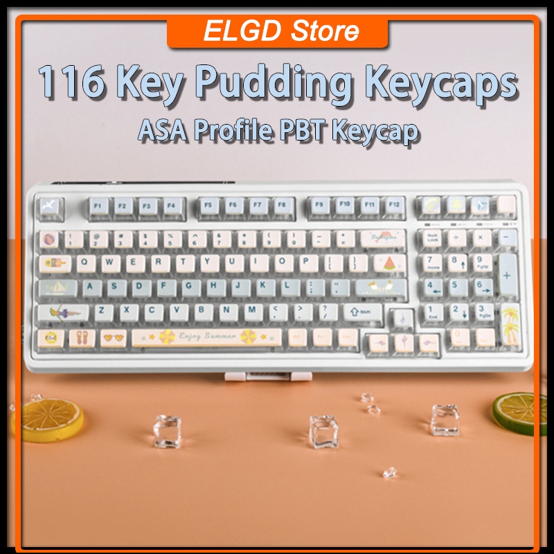 XVX Pudding Keycaps PBT Keycap ASA Profile For 100 75 65 60 Mechanical