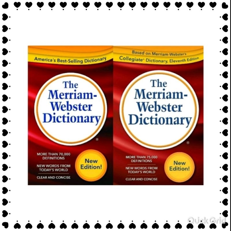 The Merriam Webster And Garfield Dictionary The Merriam Webster New