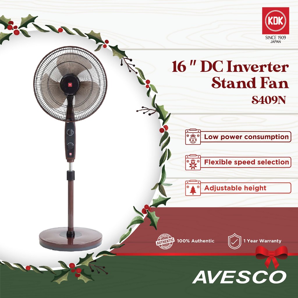 KDK S409N DC Inverter Deluxe Stand Fan 16 Shopee Philippines