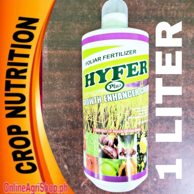 Hyfer Plus Growth Foliar Fertilizer Liter Bottle Shopee Philippines