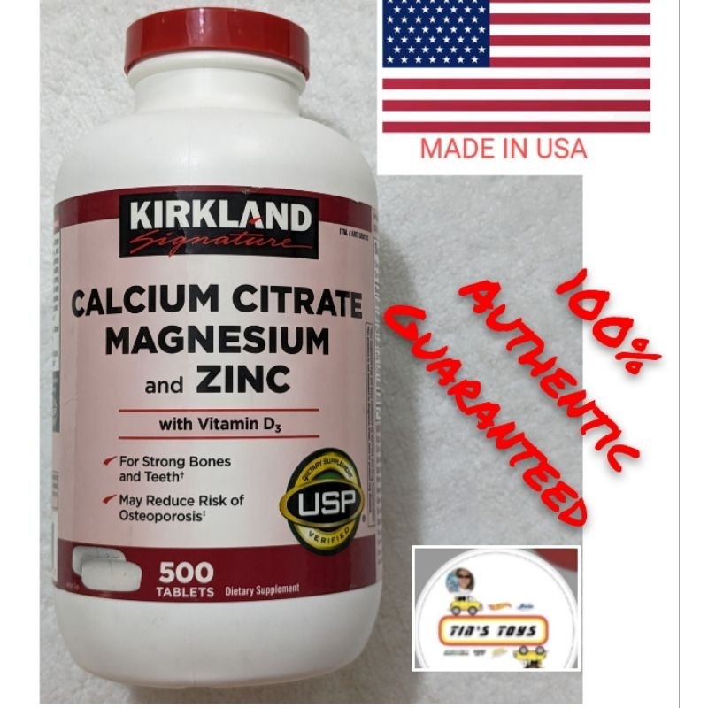 Kirkland Signature Calcium Citrate Magnesium And Zinc With Vitamin D