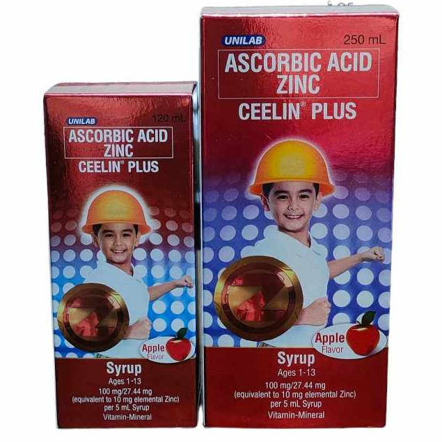 Ceelin Plus Ascorbic Acid Zinc Syrup Ml Ml Shopee Philippines