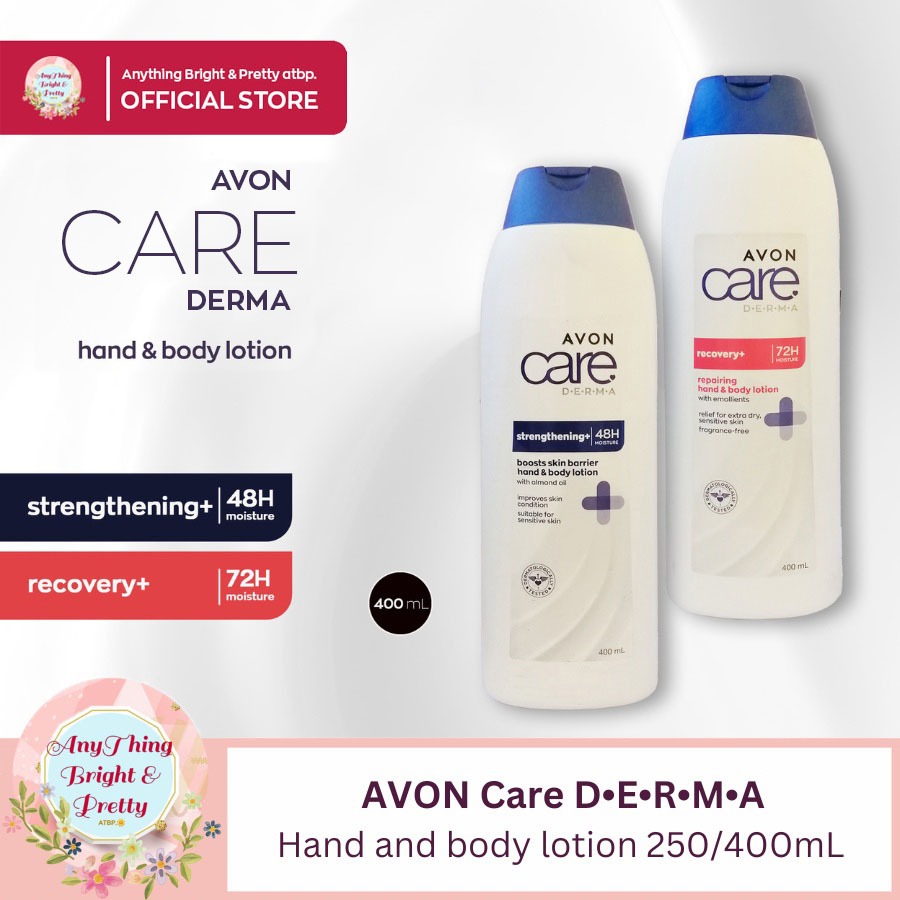 Avon Care Recovery And Strengthening DERMA Hand Body Lotion 250 400