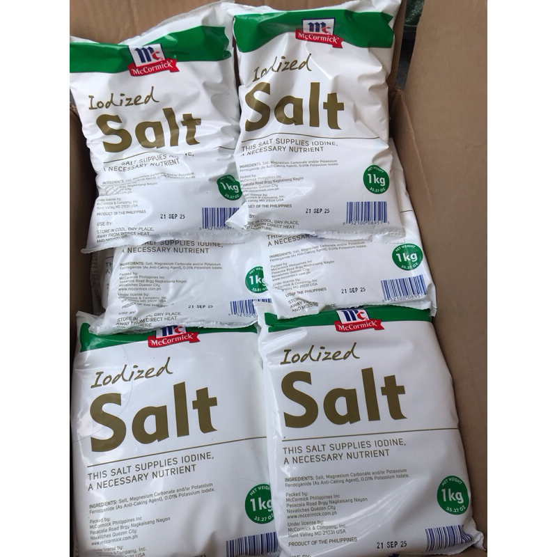 Mccormick Iodized Salt Kg Shopee Philippines