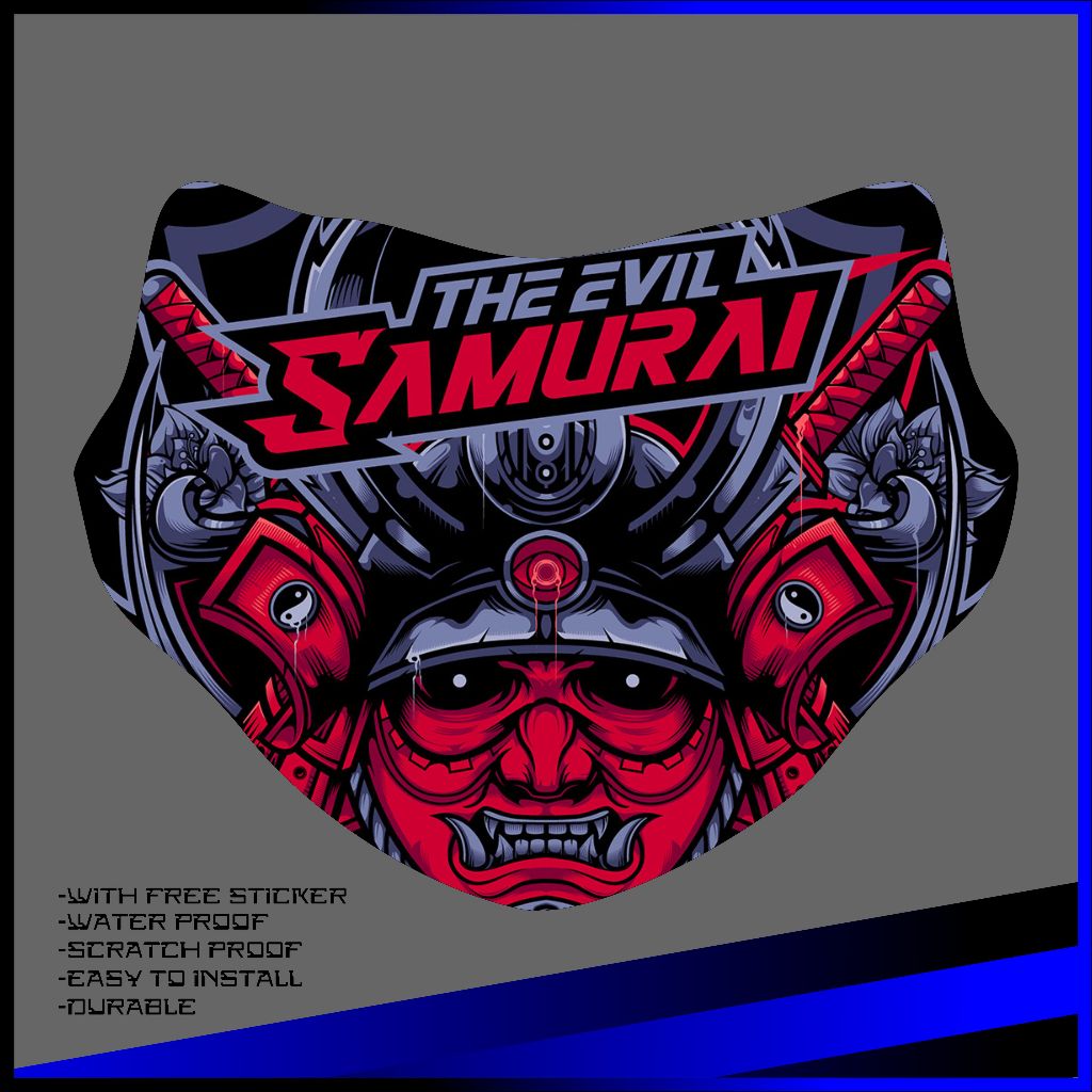 Yamaha Sniper Sticker For Visor Samurai Editioin High Quality