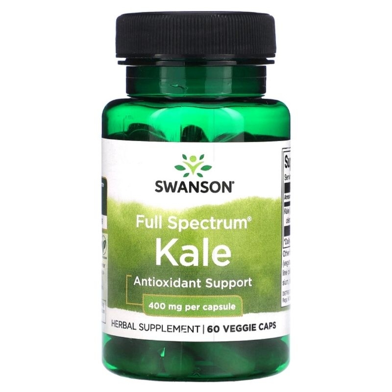 Swanson Full Spectrum Kale 400 Mg 60 Veggie Caps Shopee Philippines