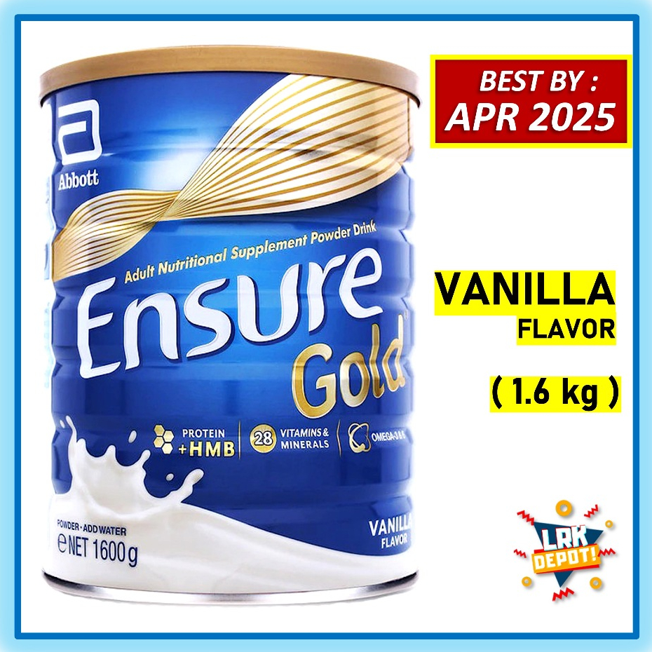 Ensure Gold HMB Vanilla 1 6 Kg Adult Nutritional Powdered Milk Drink