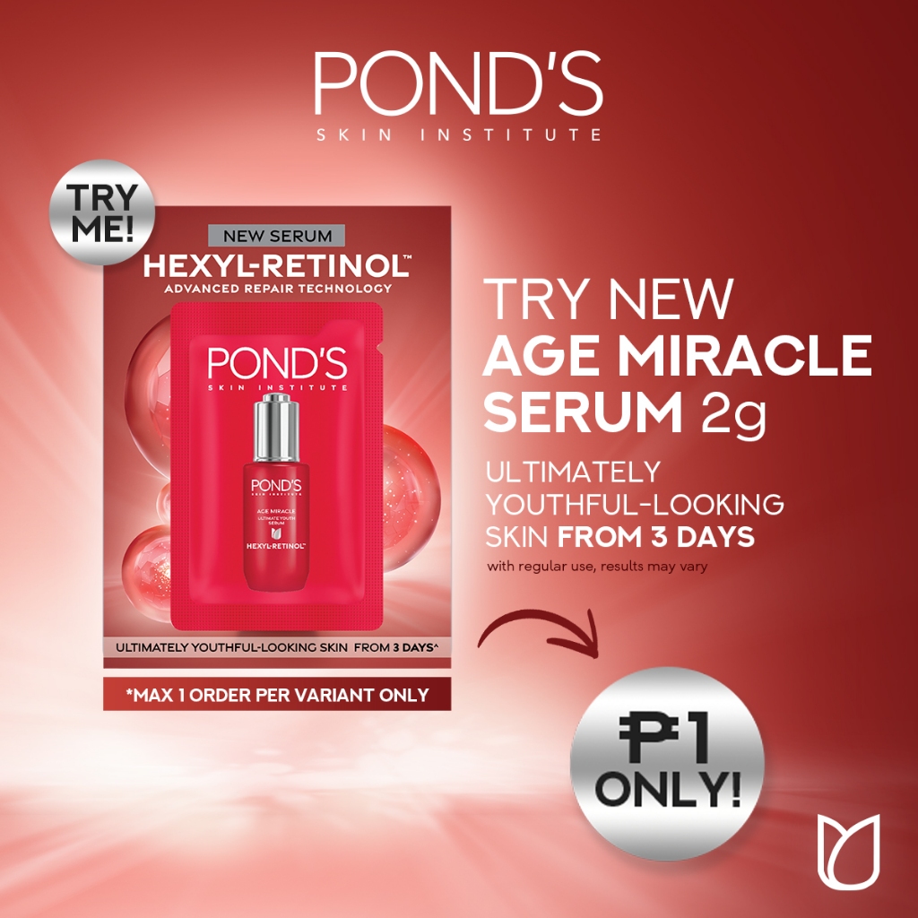 Pond S Age Miracle Ultimate Youth Day Serum 2ml Shopee Philippines