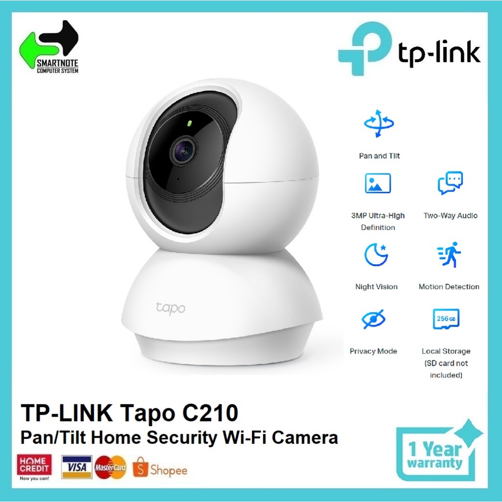 Tp Link Tapo C Pan Tilt Home Security Wi Fi Camera Shopee Philippines