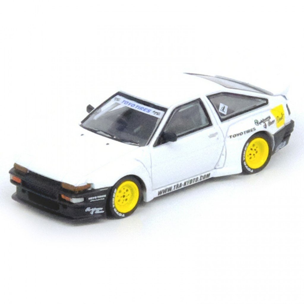 Inno64 IN64 AE86P WHI 1 64 TOYOTA COROLLA TRUENO AE86 PANDEM ROCKET