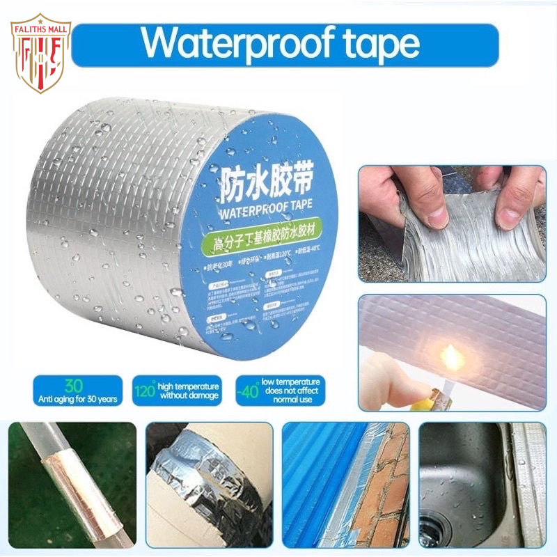 Tape Waterproof Aluminum Foil Butyl Super Strong Pantapal Sa Bubong