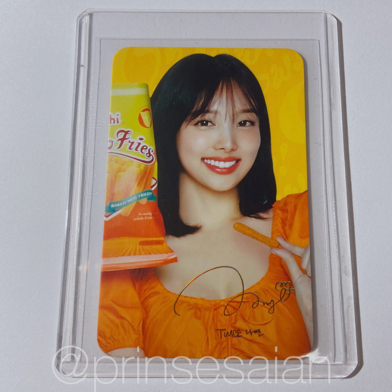 Twice X Oishi Owow Snacktacular Pc Photocards With Toploader Shopee