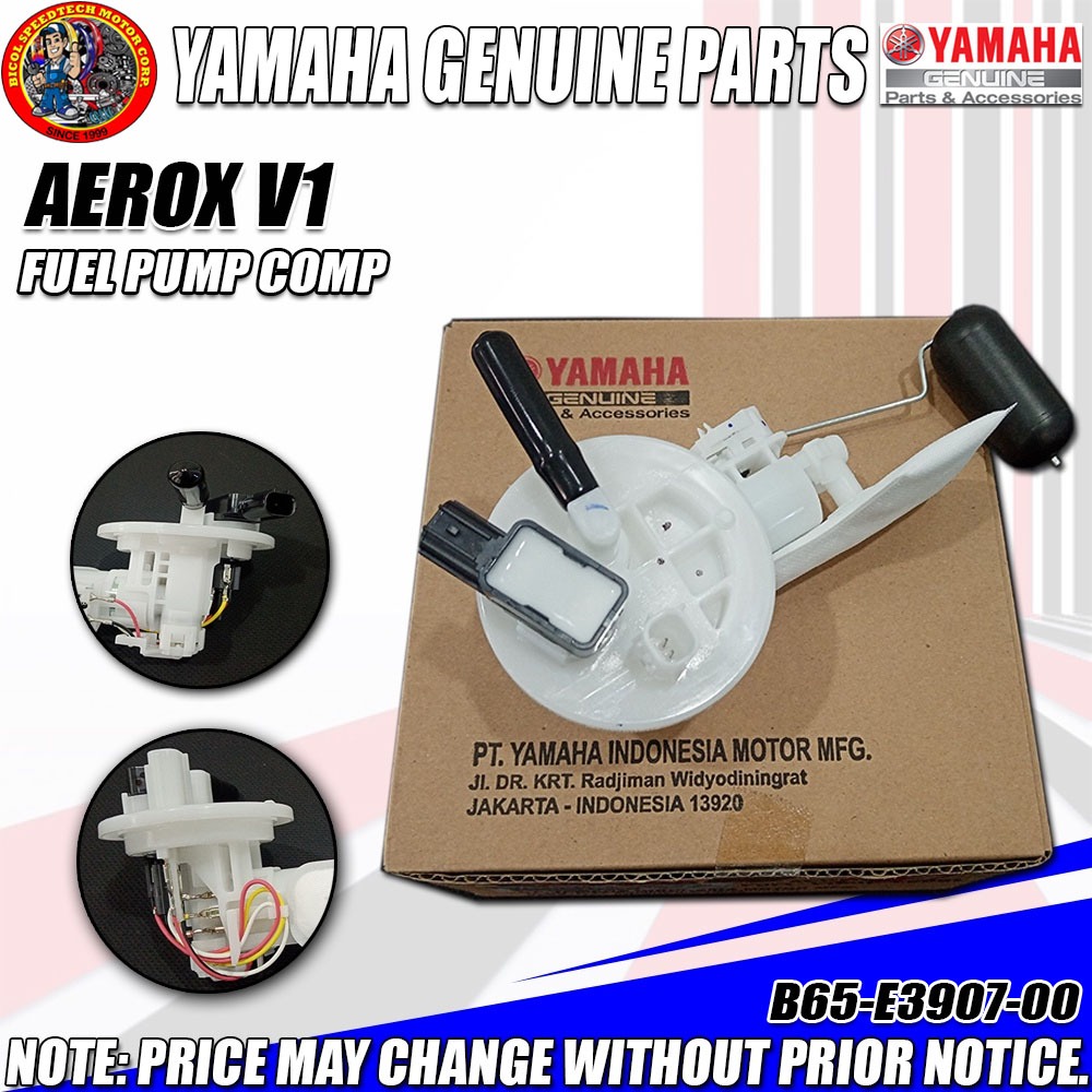 AEROX V1 FUEL PUMP COMP YGP Genuine B65 E3907 00 Shopee Philippines