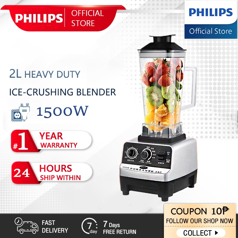 Philips Ice Power Heavy Duty Ice Crushing Blender 1500W 2L Capacity