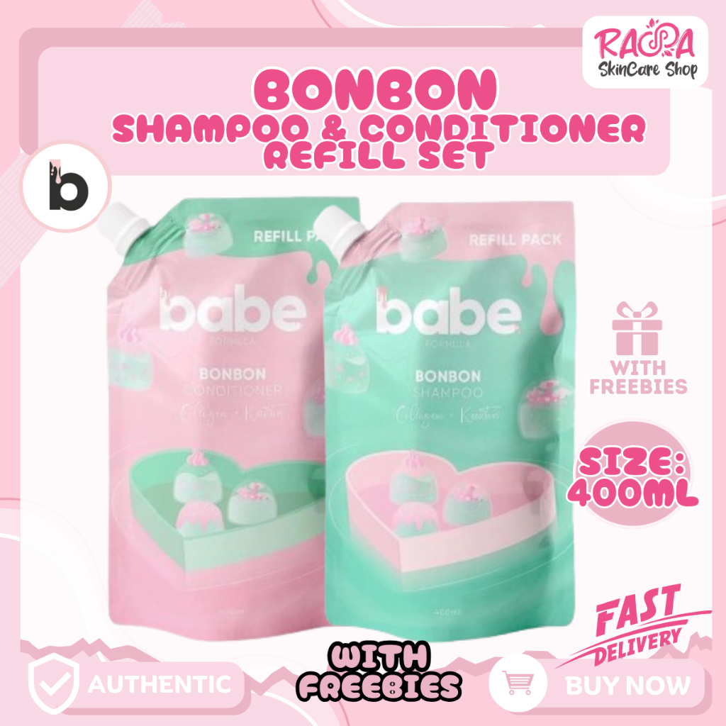 BABE FORMULA BONBON REFILL PACK SHAMPOO AND CONDITIONER