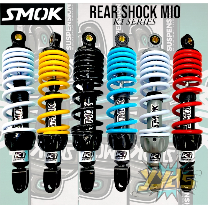 SMOK REAR SHOCK K1 SERIES MIO 300mm 330mm For Motorcycle 1PC Shopee