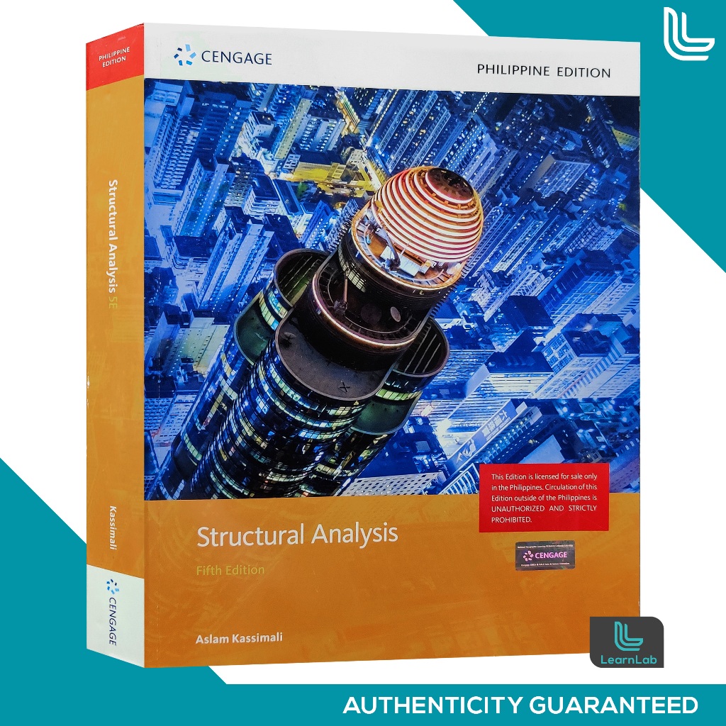 STRUCTURAL ANALYSIS 5th Edition Aslam Kassimali Shopee Philippines