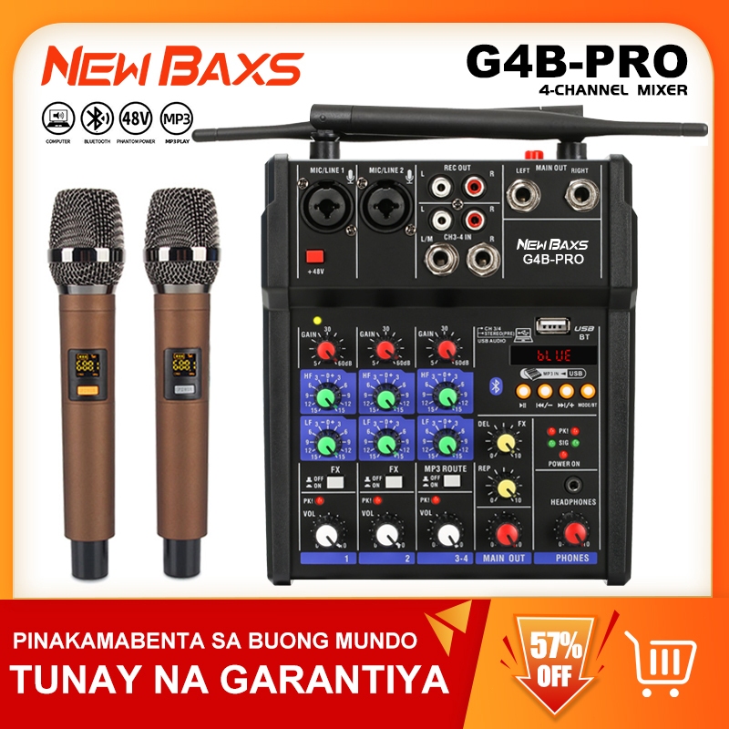 New Baxs Audio Mixer With Equalizer Channel G B Pro Propesyonal Audio