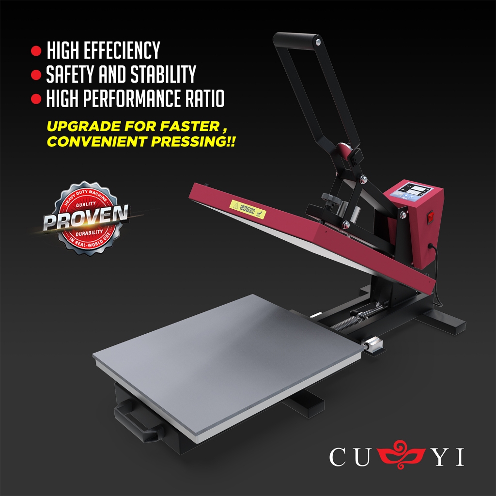 Cuyi A3 Size Heavy Duty Digital Heat Press Machine 15x18 Inches Flatbed