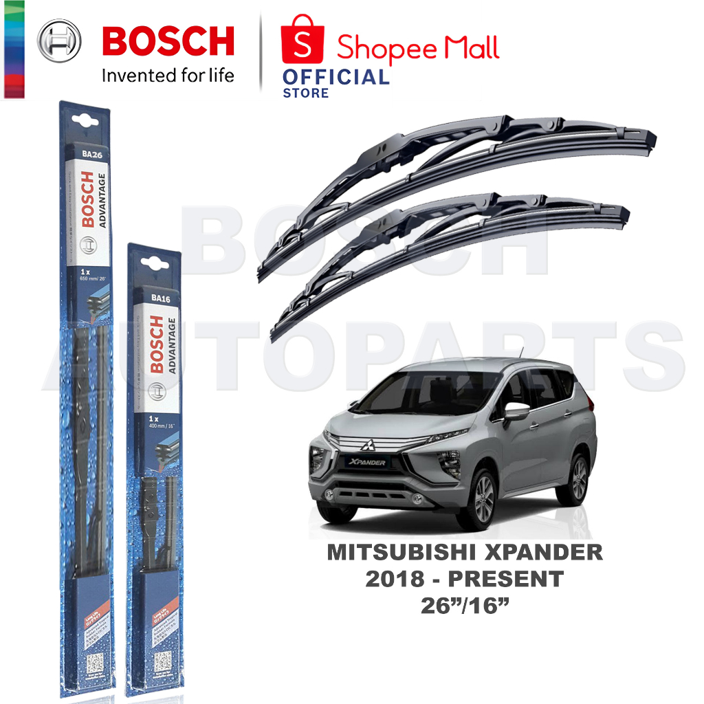 Bosch Advantage Wiper Blade Set For Mitsubishi Xpander 2018 Present 26