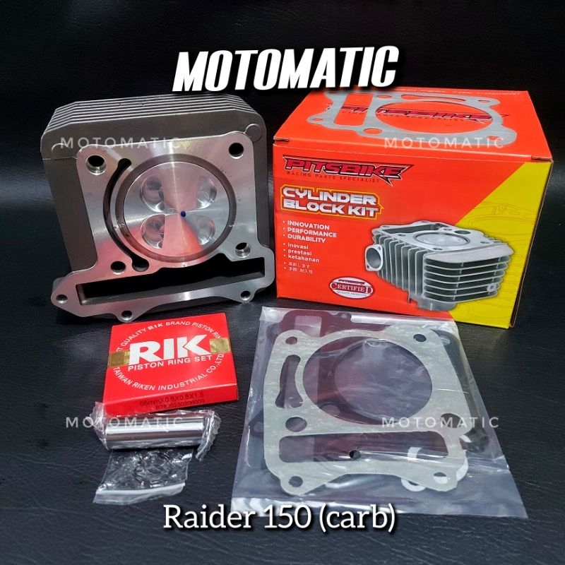 RAIDER 150 Carb Pitsbike Cylinder Borekit 62mm 66mm 68mm 70mm