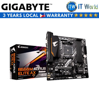 Gigabyte B550M Aorus Elite AX MicroATX AM4 DDR4 Motherboard GA B550M