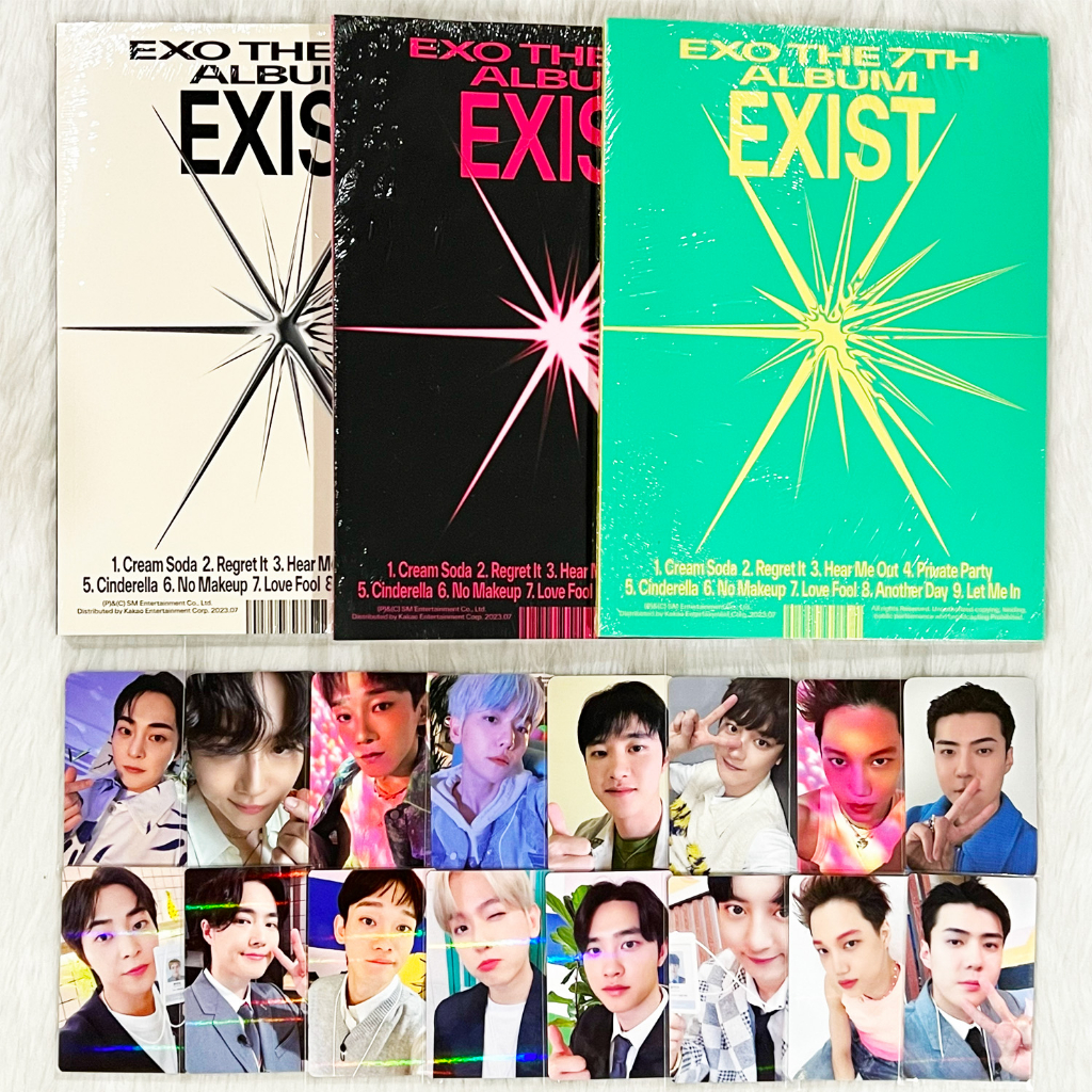 EXO Exist Album With POB Photocards Sealed Onhand Shopee Philippines