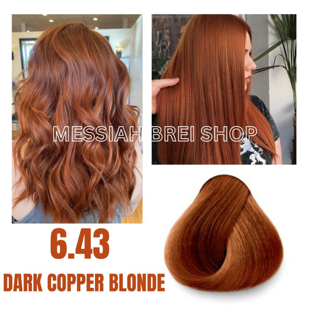 BREMOD 6 43 DARK COPPER BLONDE HAIR COLOR SET WITH OXIDIZING Shopee