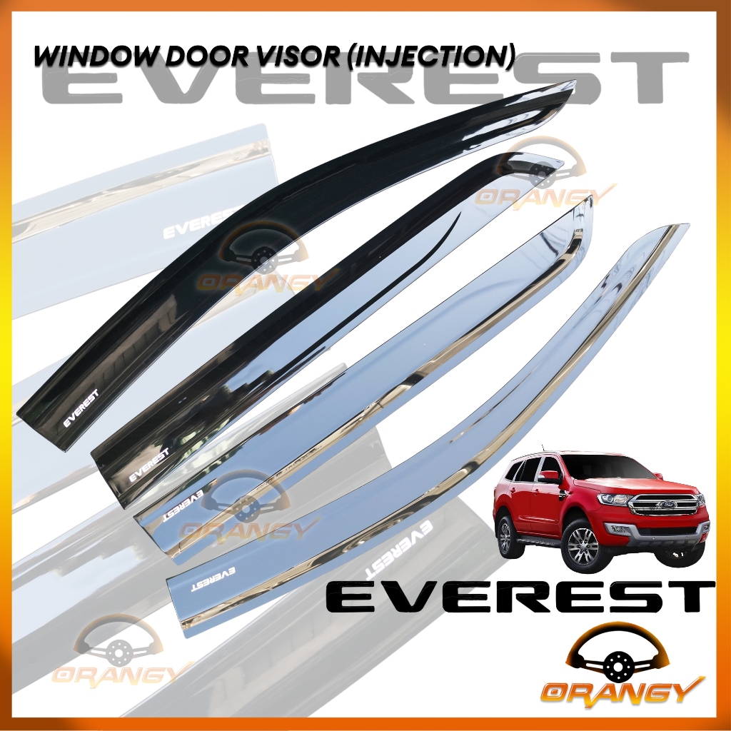 Ford Everest 2016 To 2024 OEM INJECTION TYPE Window Door Rain Visor