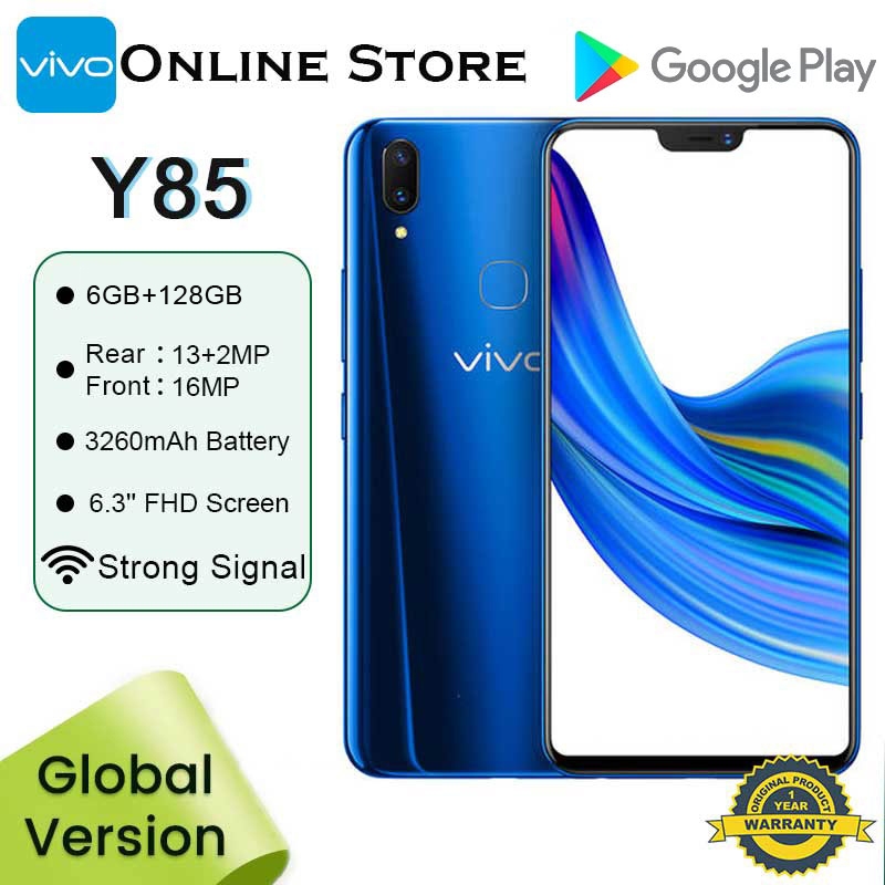 Vivo Y Original Cellphone With Fingerprint Recognition G Ram G