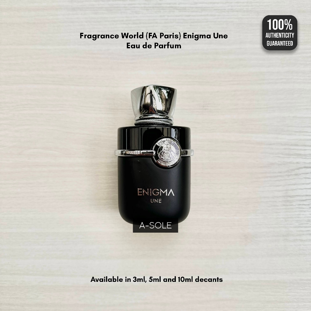 Decant Fragrance World Enigma Une Edp Sauvage Elixir Alt Shopee