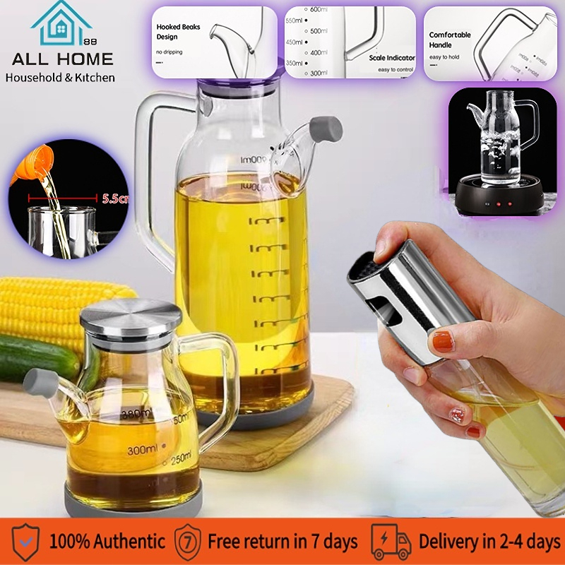 Ml Ml Glass Oil Pot Leak Proof Seasoning Oil Bottle Soy Sauce