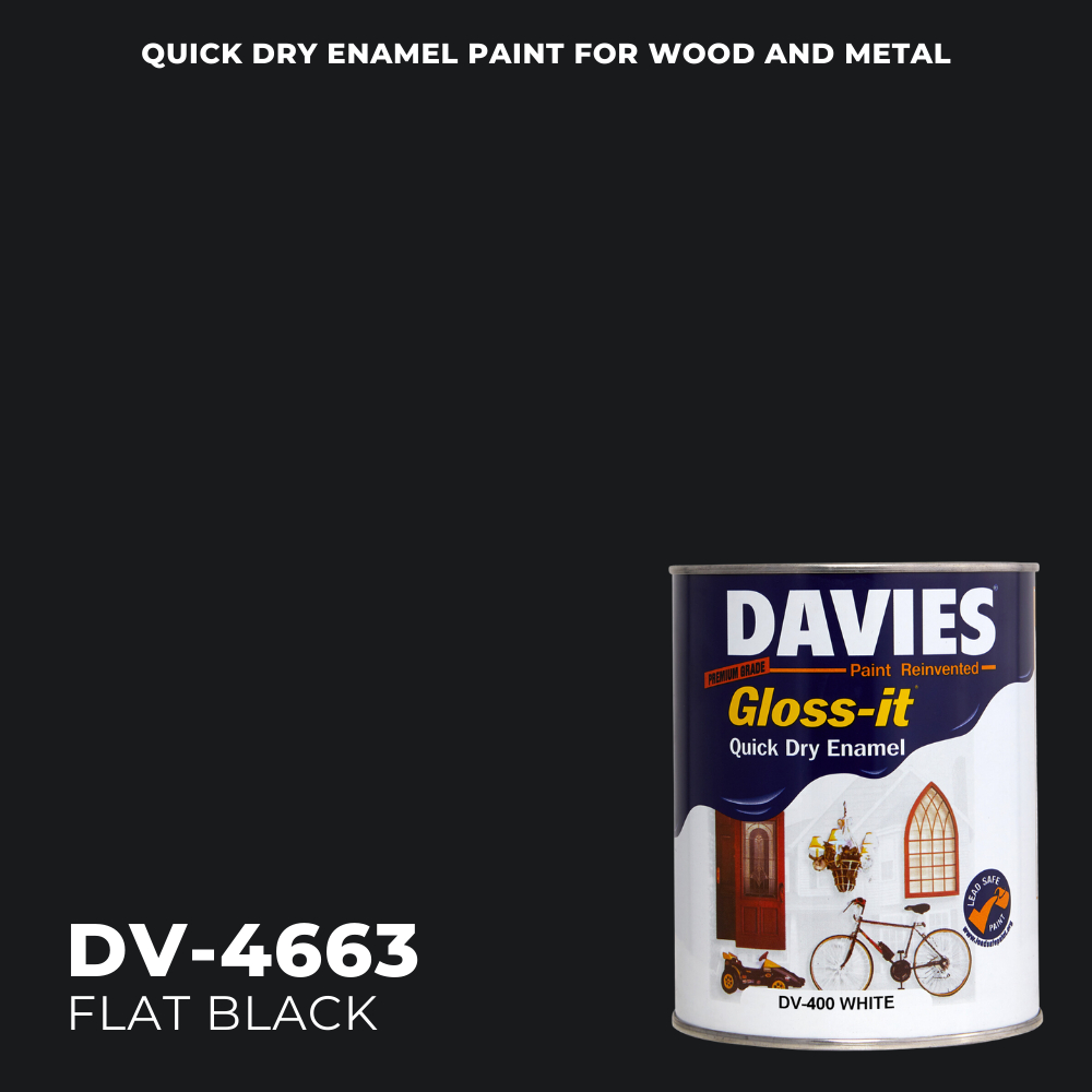 Davies Gloss It Qde Paint For Wood Furnitures L Grays And Blacks