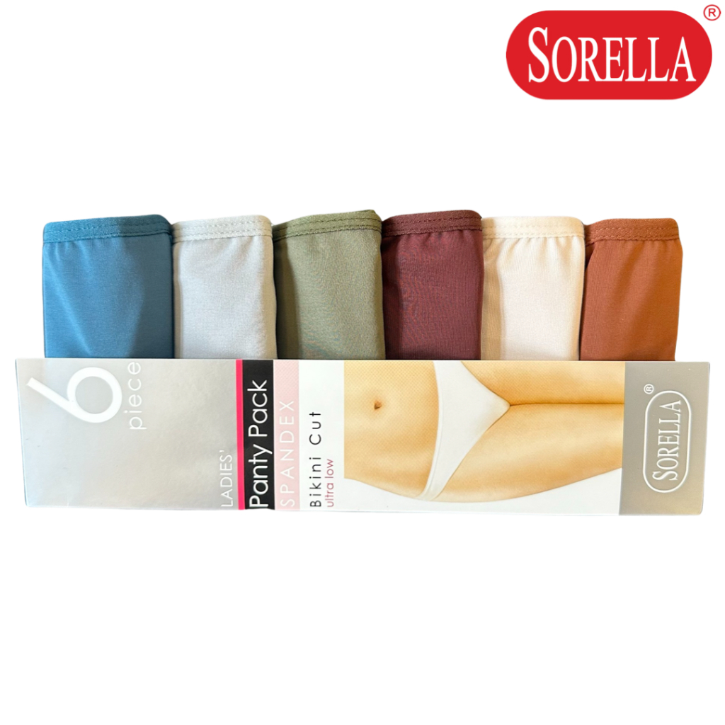 Sorella In Bikini Panty Pack Nsb Womens Underwear Panty Plain