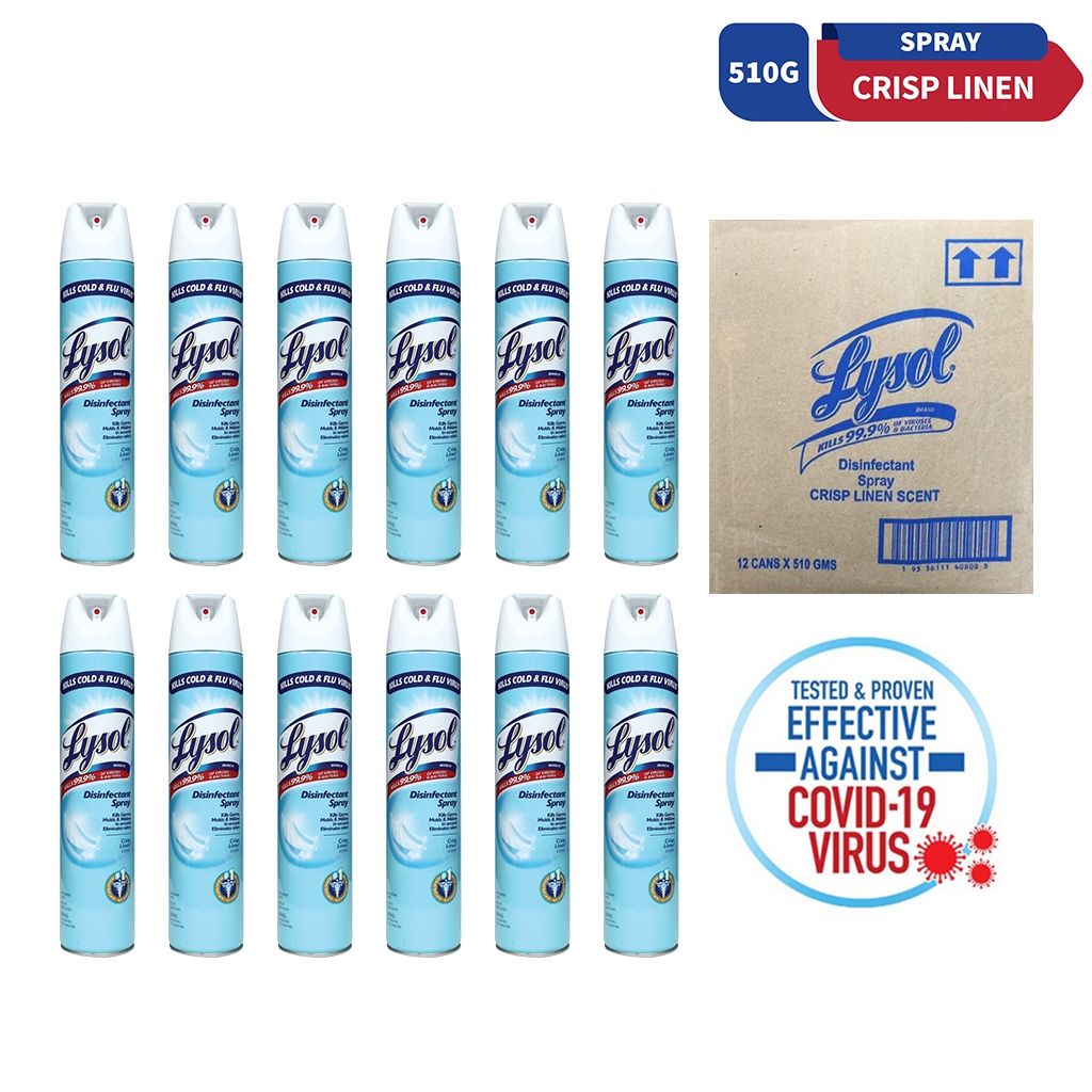 Lysol Disinfectant Spray G Crisp Linen Germ Protection Pcs