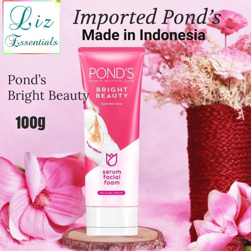 Original Ponds Bright Beauty Serum Facial Foam G Shopee Philippines