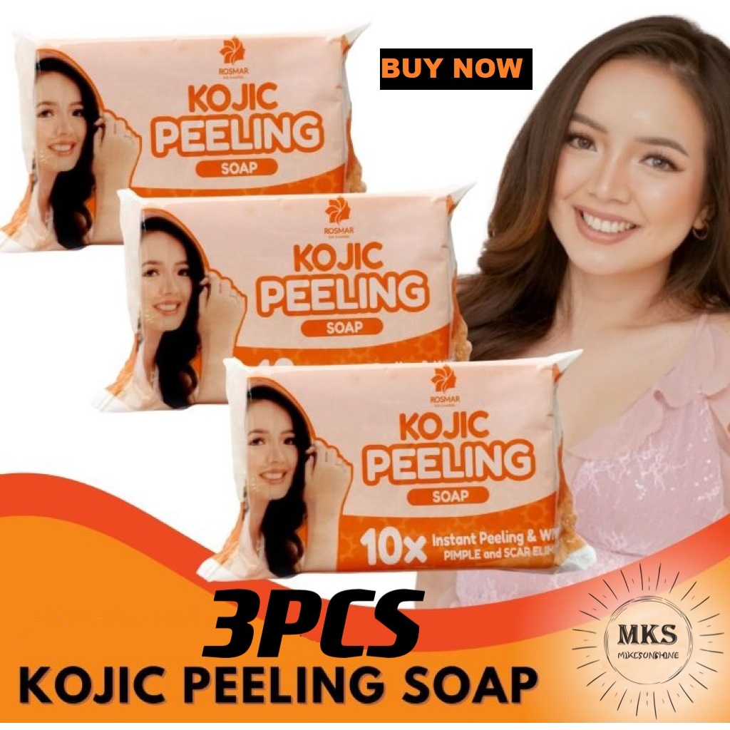 Pcs Rosmar Kojic Peeling Soap Instant Peeling Whitening Soap G