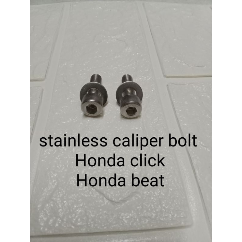 Stainless Caliper Bolt Honda Click V V Honda Beat V V Shopee