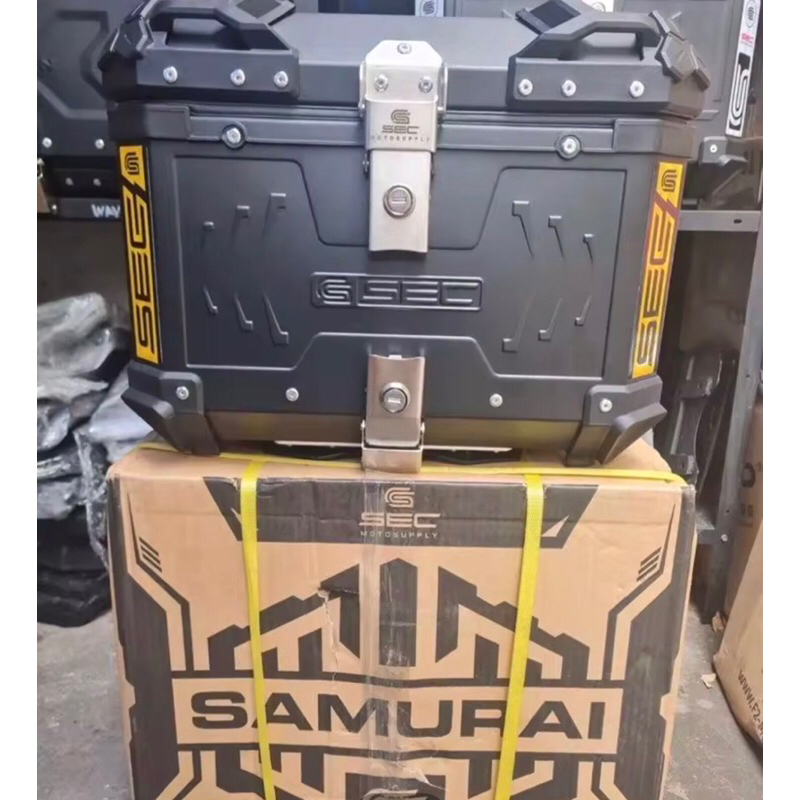 Brand New Sec Samurai Liters Alloy Top Box With Free Back Rest