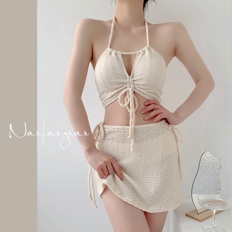 Swimsuit Women S Three Piece Bikini Swimsuit Sexy Thin Korean Fashion