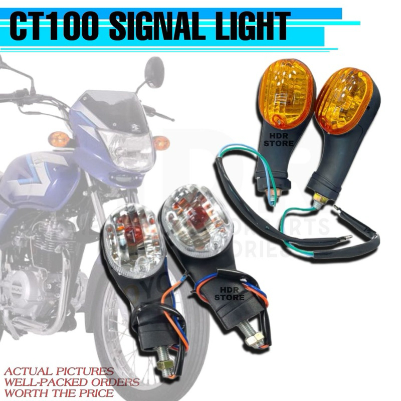 2PCS SIGNAL LIGHT WINKER LAMP FOR KAWASAKI BAJAJ CT100 CT 100