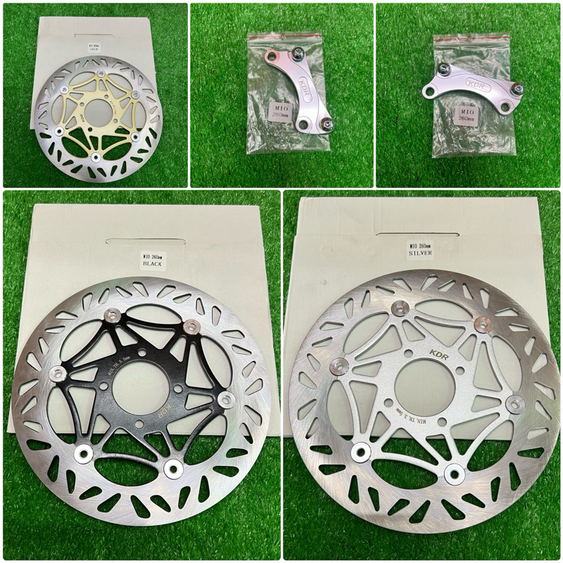 Rotor Big Disc Brake Mio Amore Soul Soulty Sporty 260mm Bracket Alloy