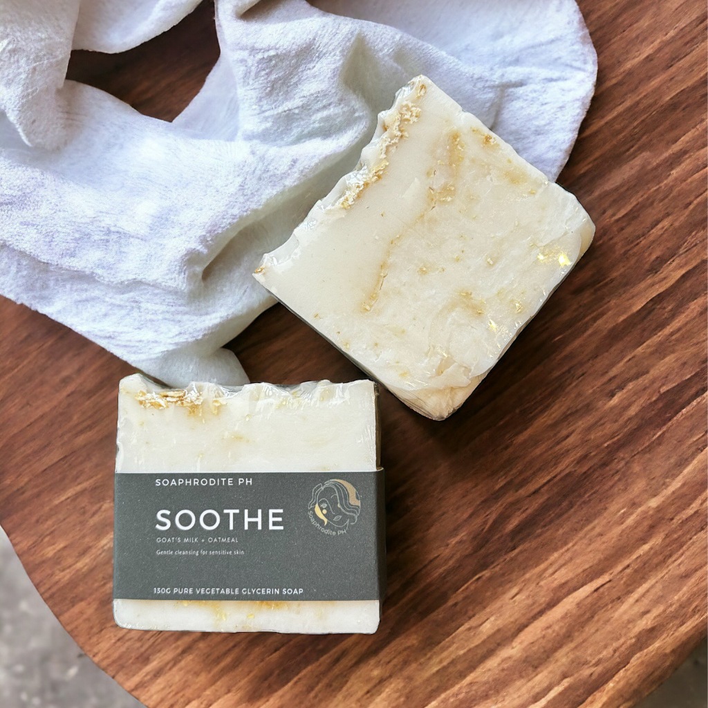 Soaphrodite PH SOOTHE Milk And Oatmeal Pure Vegetable Glycerin Soap