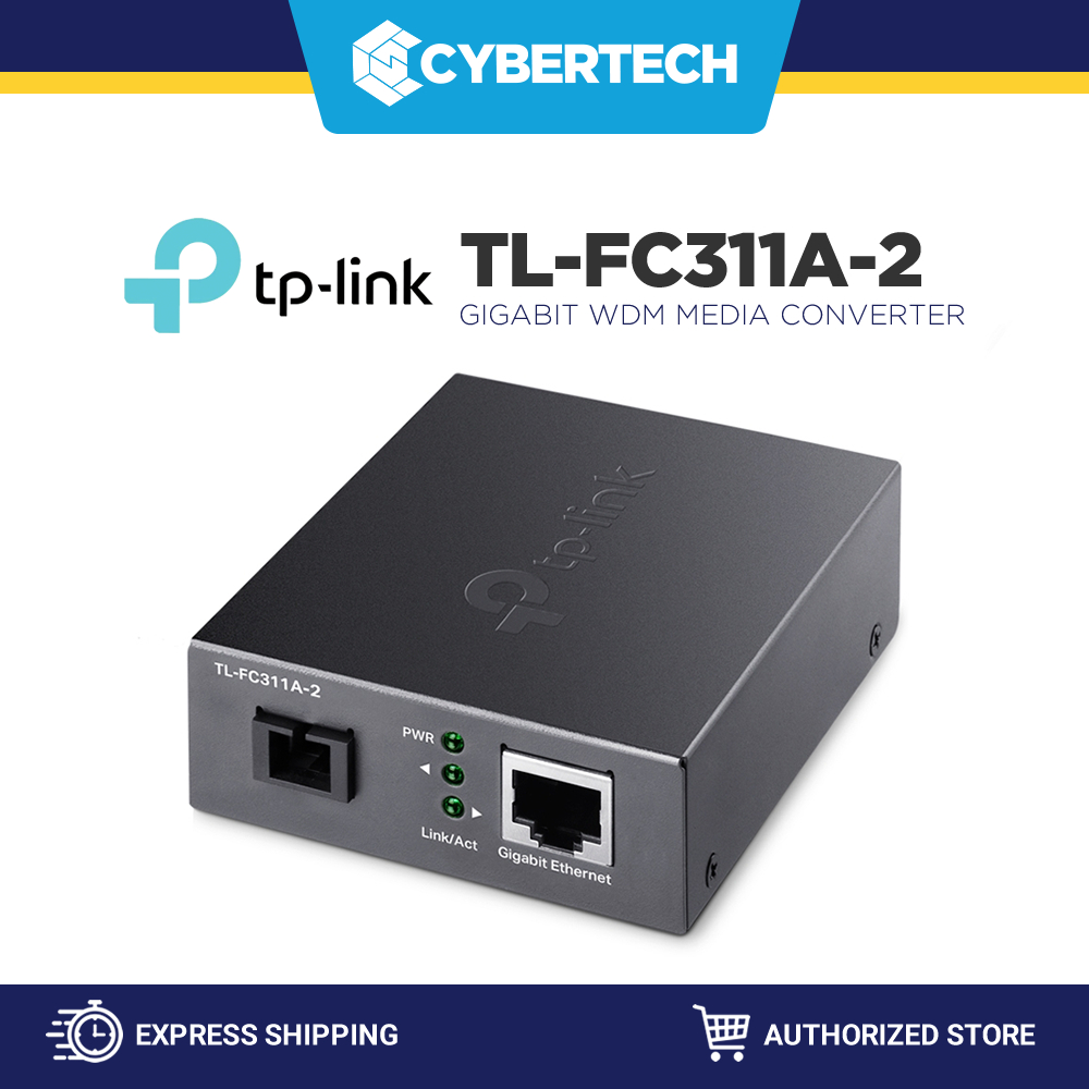 Cybertech TP Link TL FC311A 2 Gigabit WDM Media Converter Shopee