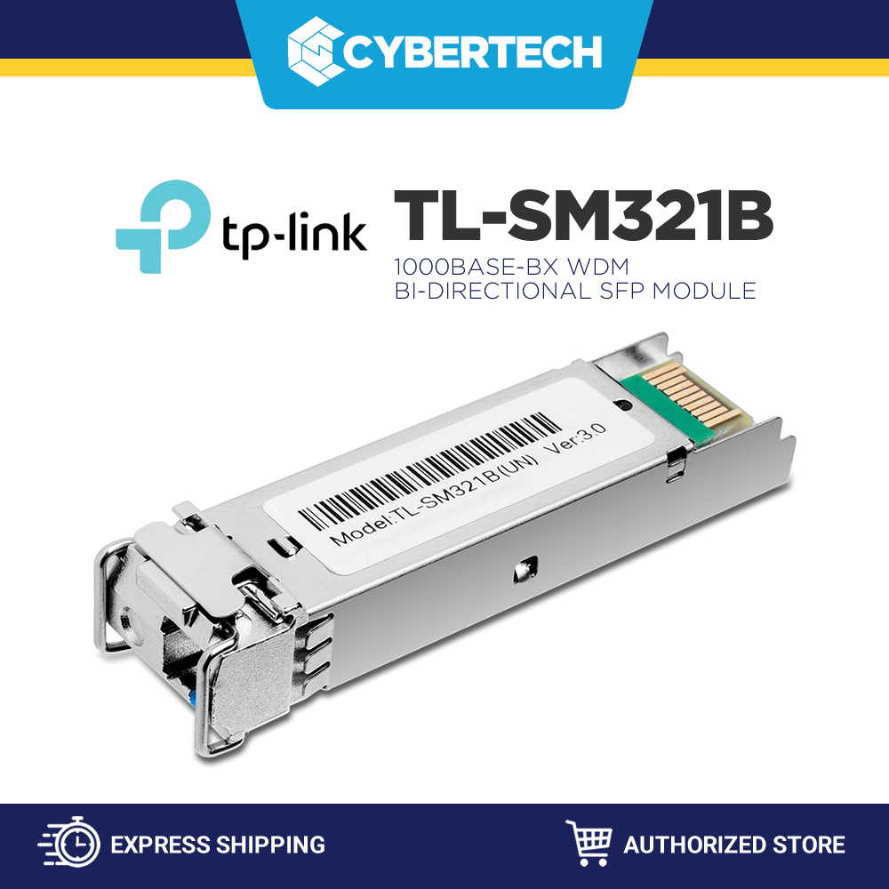 Cybertech TP Link TL SM321B 1000Base BX WDM Bi Directional SFP Module