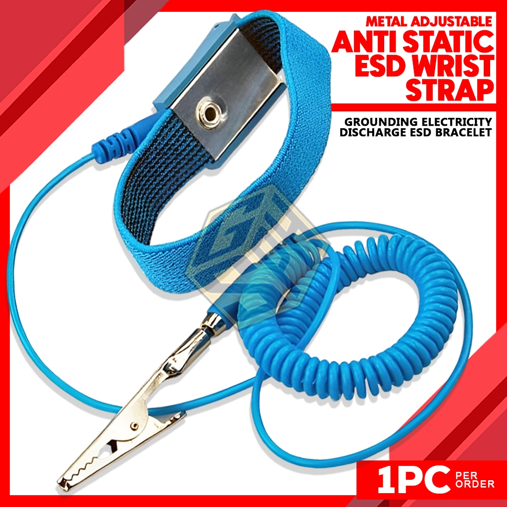 Anti Static Wrist Strap Grounding Electricity Discharge Esd Band