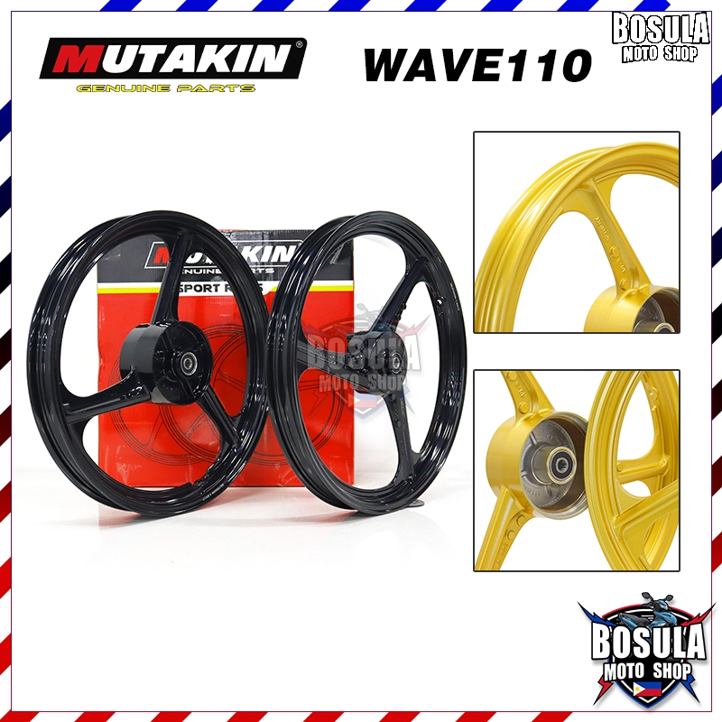 Mutakin Mags Rims Spoke Honda Wave Xrm Rs Front Disc Rear