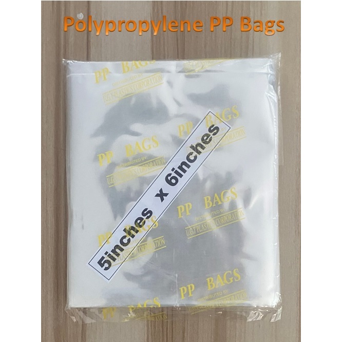 Polypropylene Pp Plastic Bags Clear Food Grade Thickness Approx